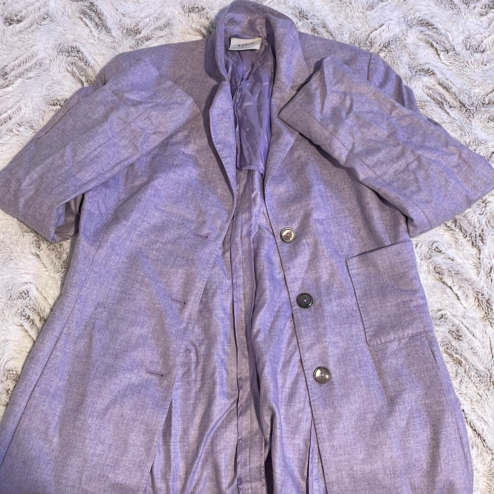 AKRIS PURPLE BLAZER